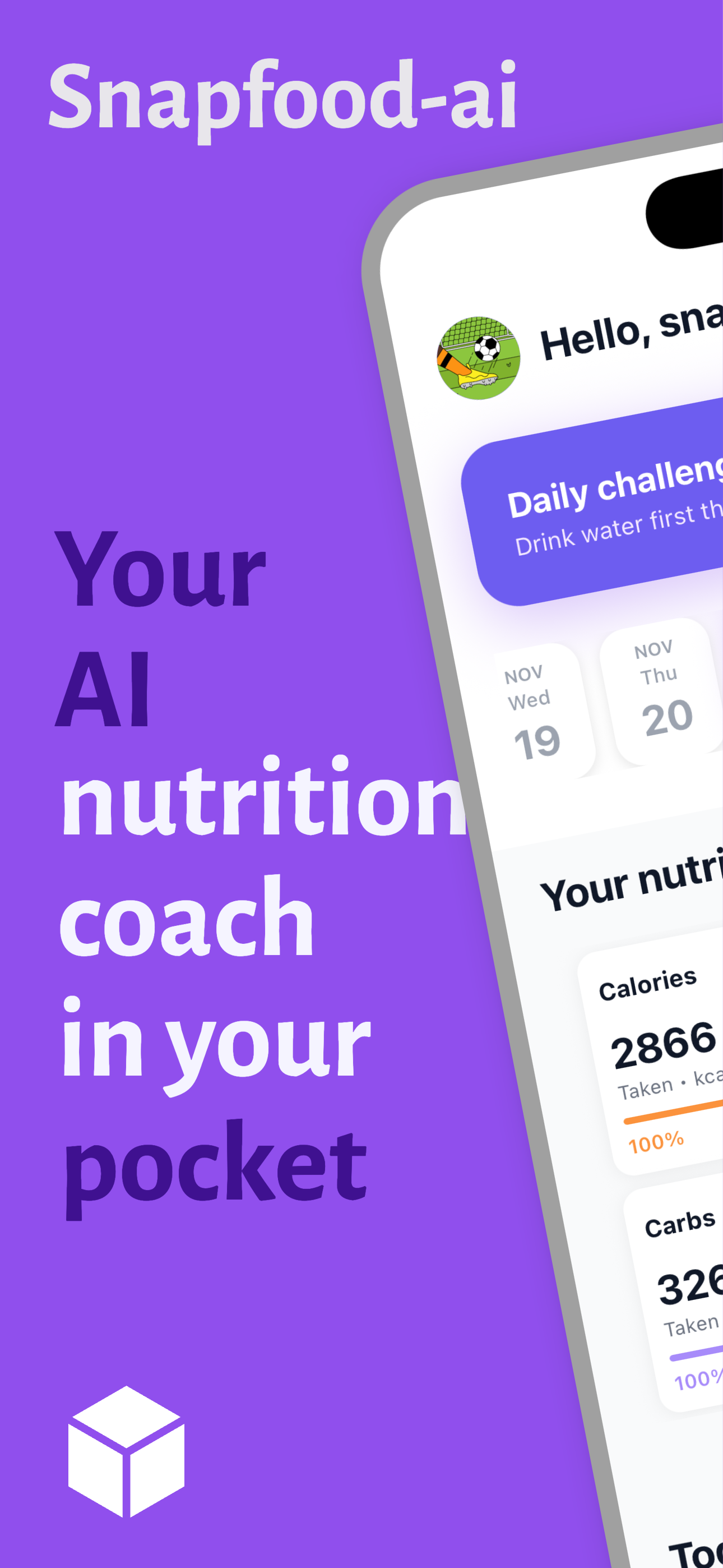 Your AI nutrition coach in your pocket